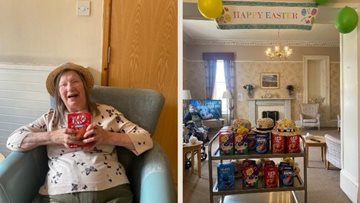 Easter celebrations at Crieff care home